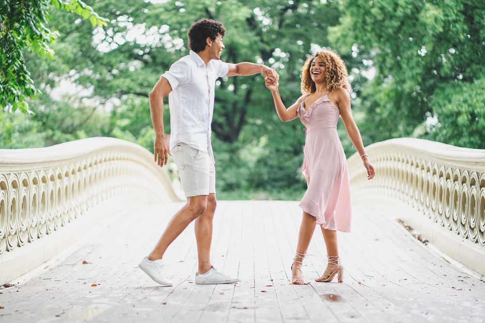 Central Park Bow Bridge Engagement Photographer