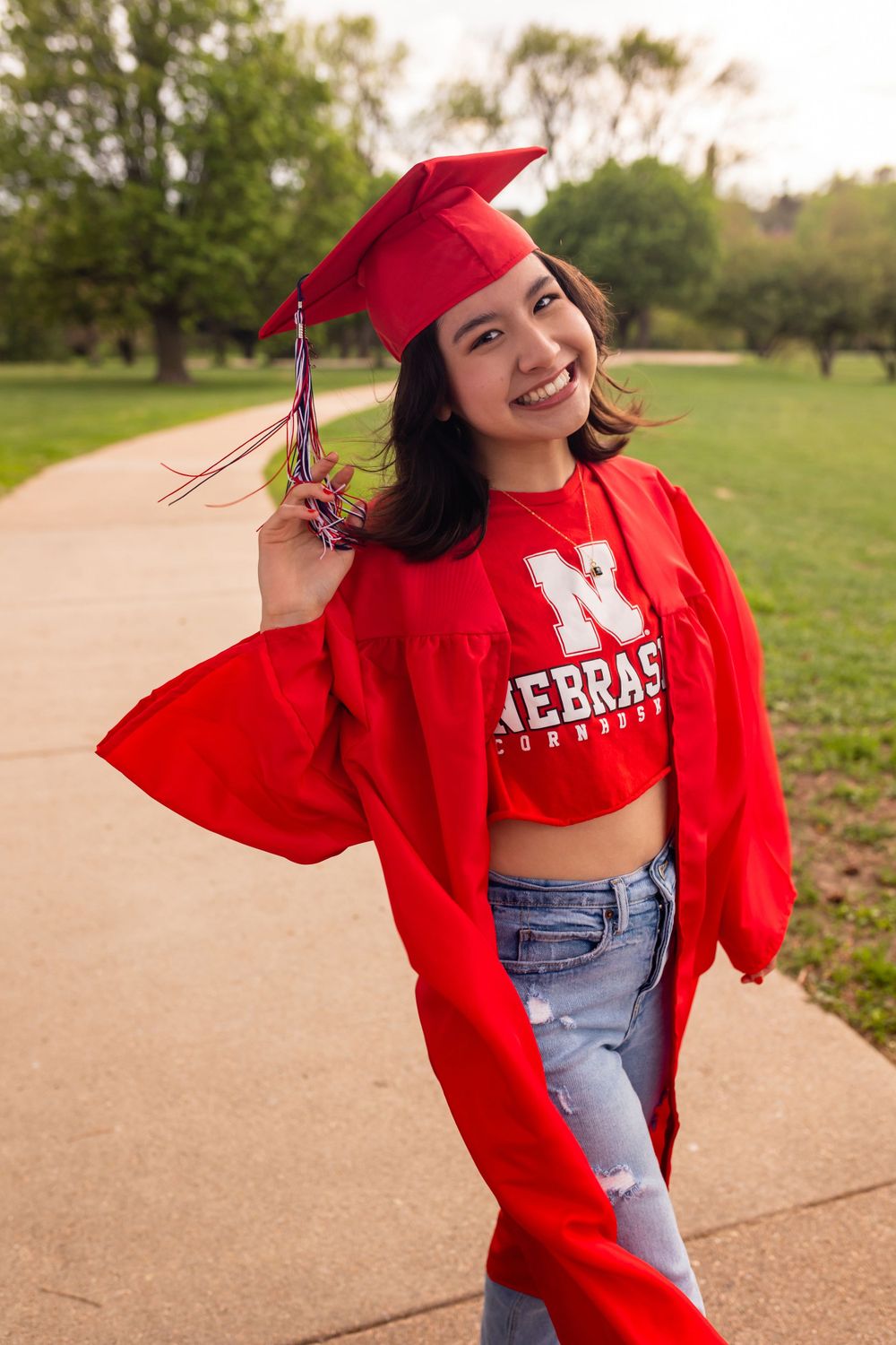 High School Senior Cap & Gown Photo Sessions in Omaha, NE - BrightSide Photography