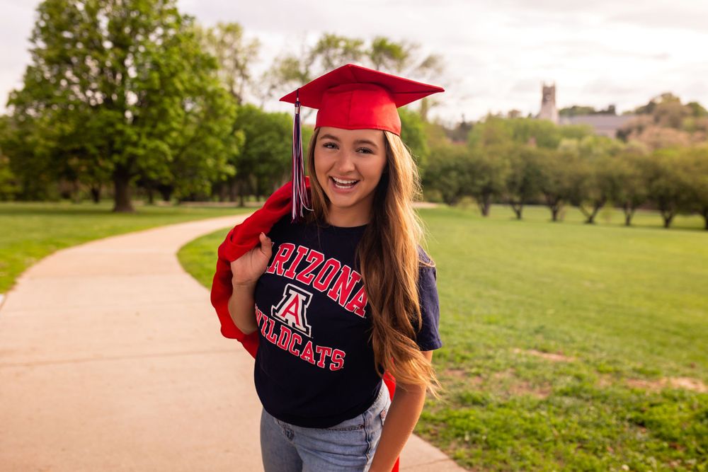 High School Senior Cap & Gown Photo Sessions in Omaha, NE - BrightSide Photography