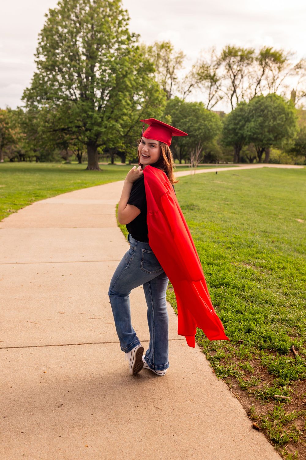 High School Senior Cap & Gown Photo Sessions in Omaha, NE - BrightSide Photography