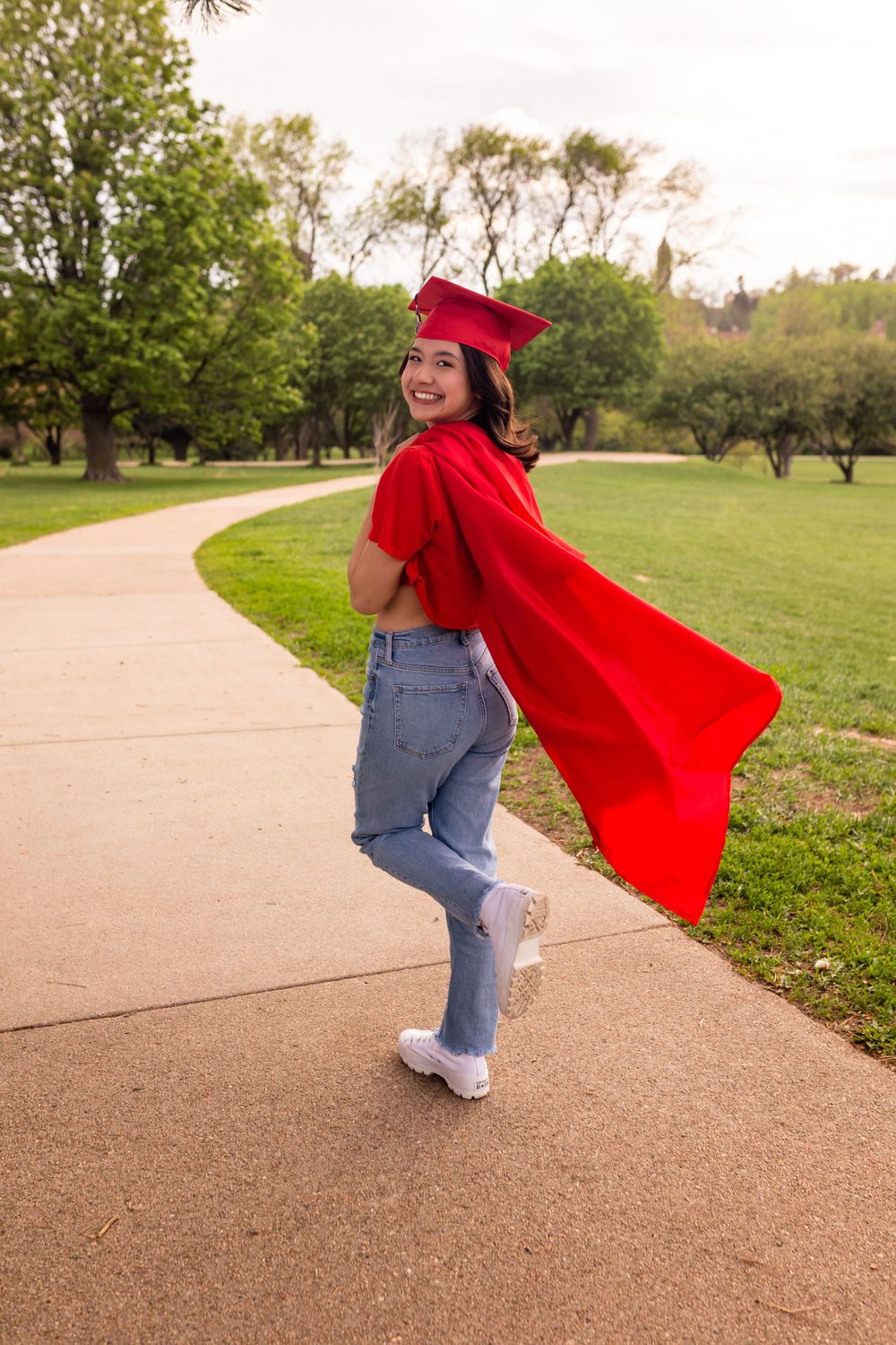 High School Senior Cap & Gown Photo Sessions in Omaha, NE - BrightSide Photography