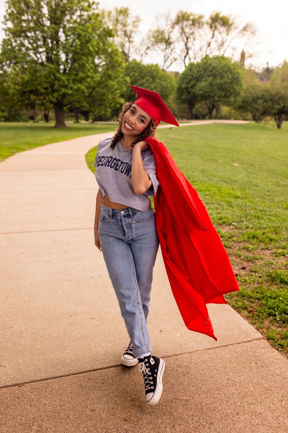 High School Senior Cap & Gown Photo Sessions in Omaha, NE - BrightSide Photography