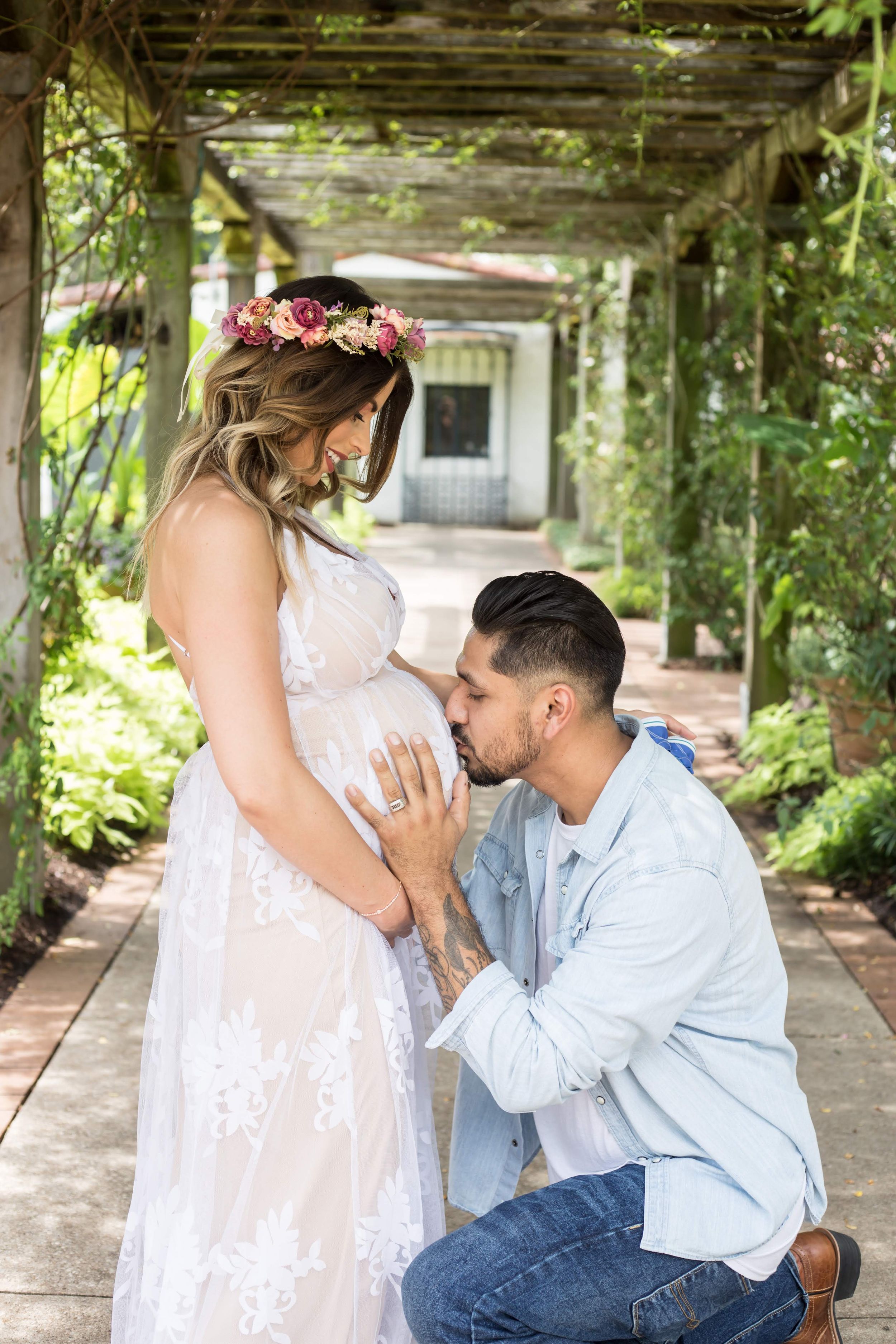 maternity photoshoot dallas arboretum