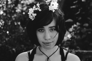 Midlands Bridesmaid with Flowers in her Hair Natural Photography