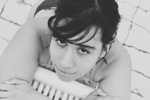 Bride in the Pool Portrait Photography