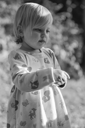 Black & White of Toodler