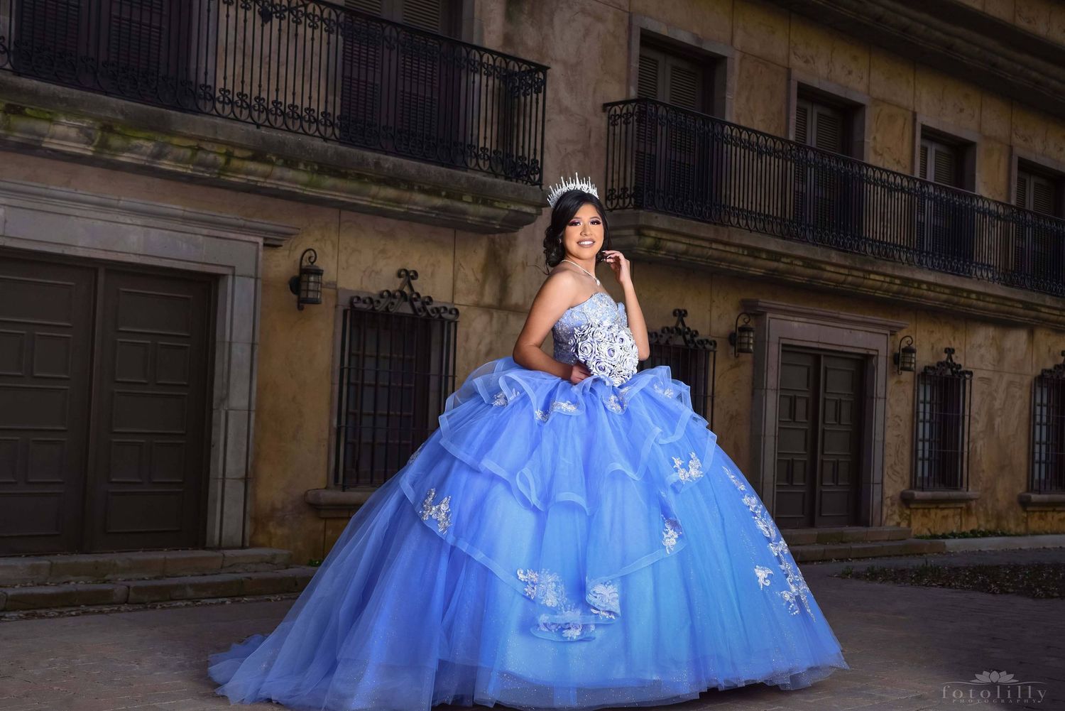 Quince Photography Package Kaley Gallery ibaby blue Quince dress dallas fort worth quinceanera photographers fotolilly