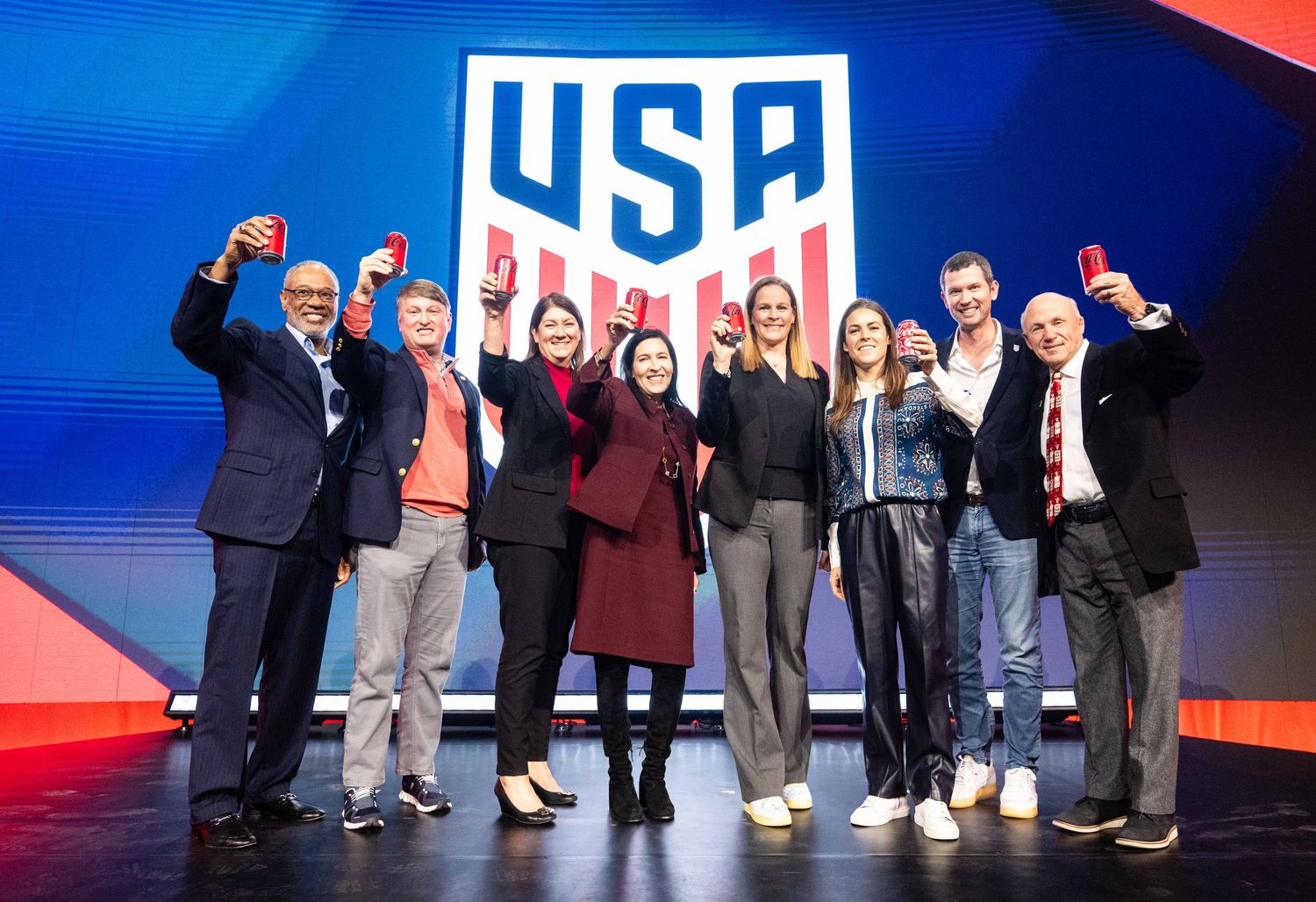 Event Photography of USA soccer announcing the move Fayette County, Ga.