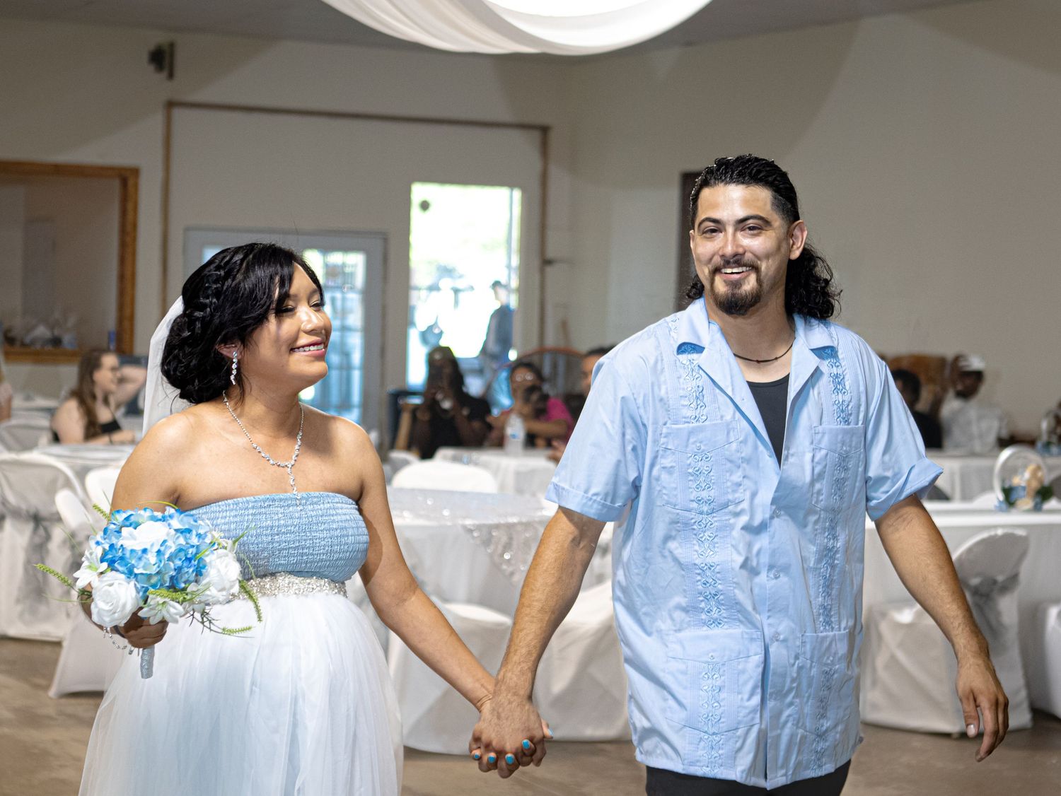 Babyshower wedding light blue