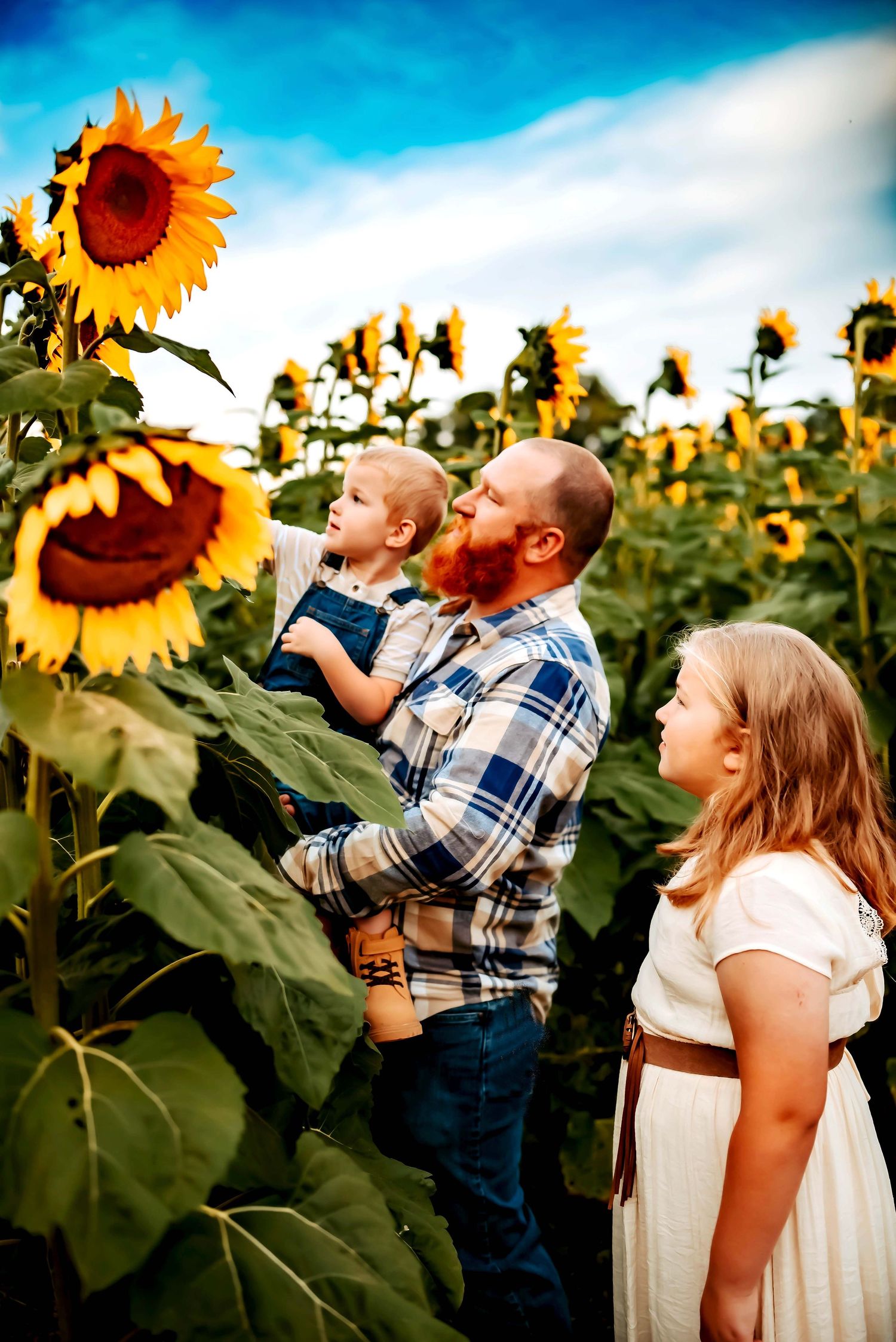 NORTH GEORGIA PHOTOGRAPHER | SUNFLOWER SESSION | FAUSETT FARMS SUNFLOWERS