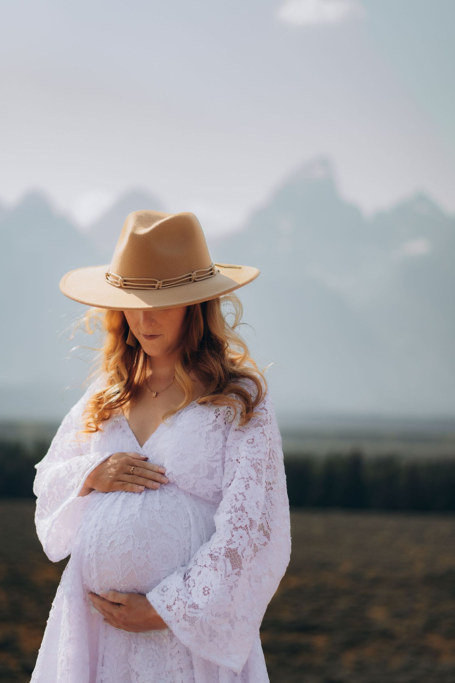 maternity photographer at the Grand Teton park