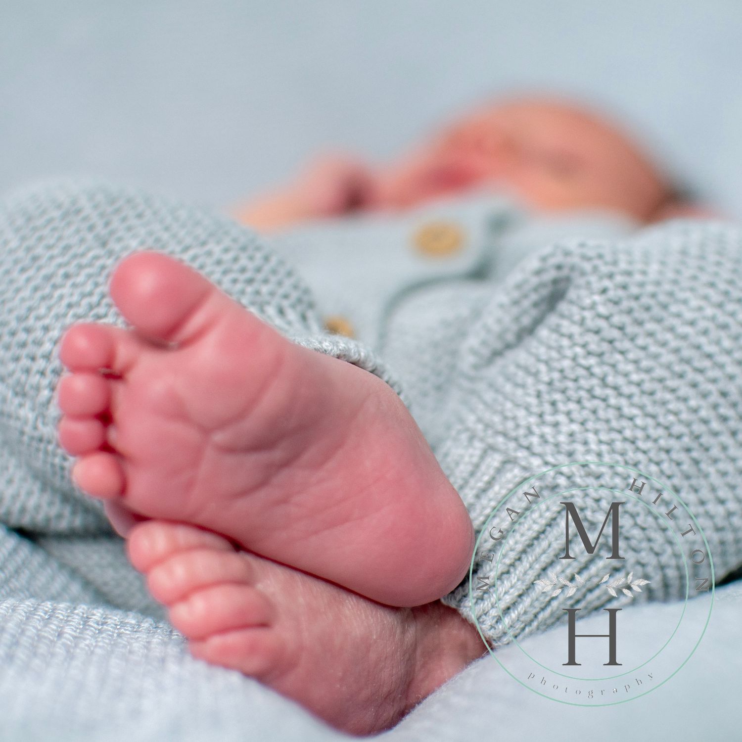newborn baby boy feet photo