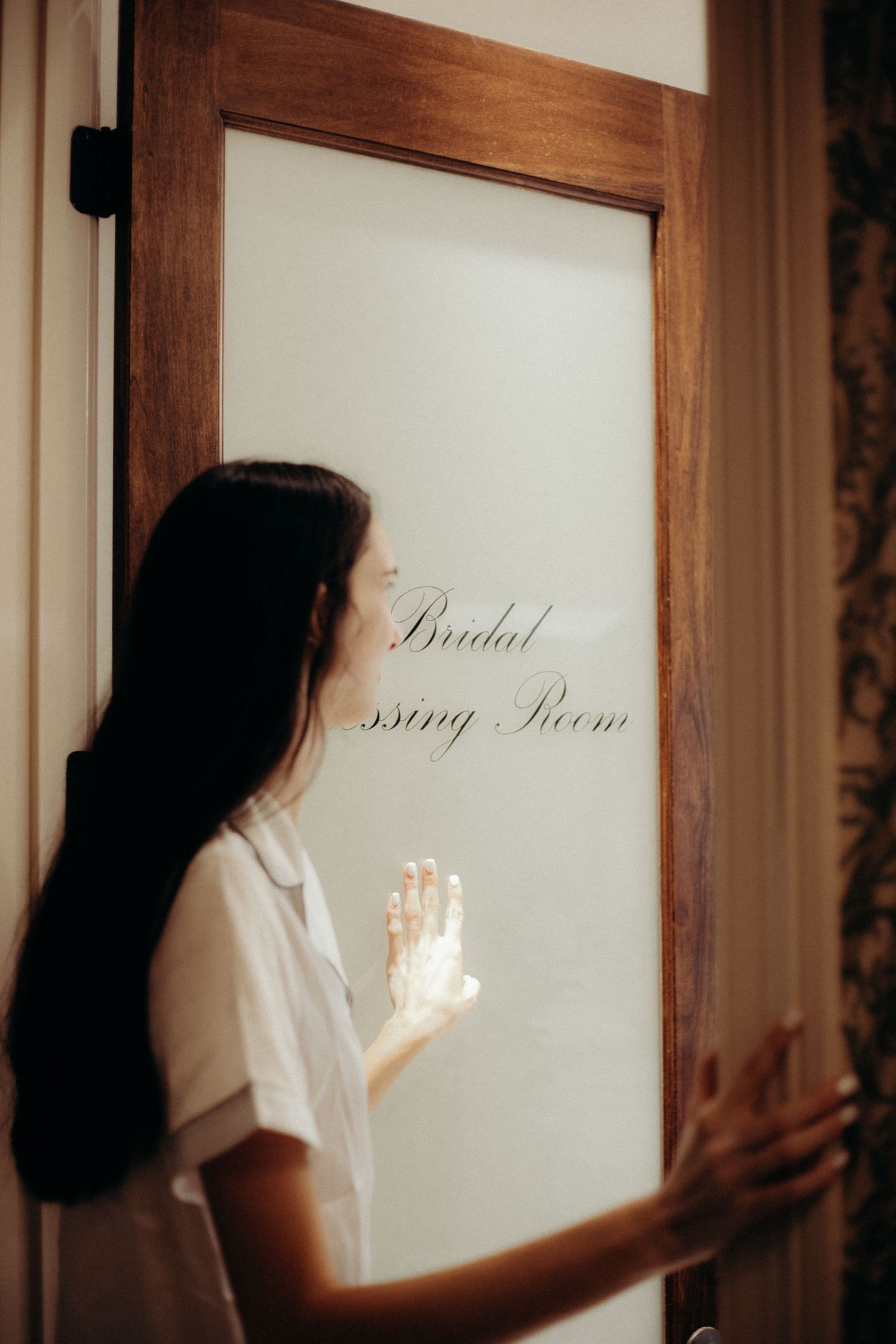 Hannah at The Clarks' wedding