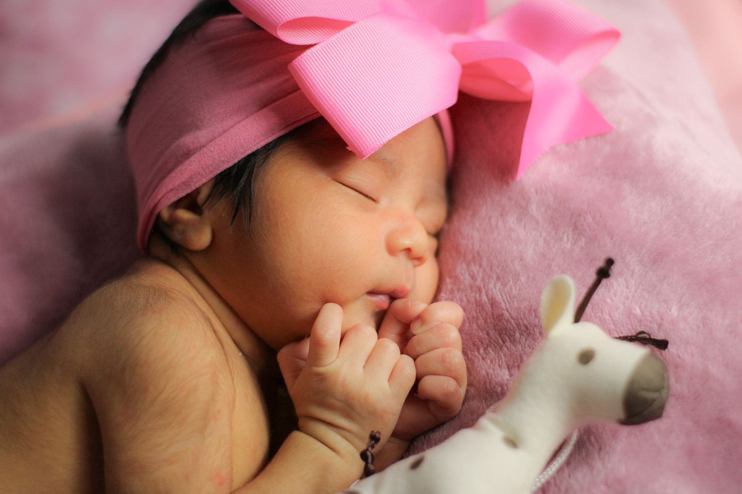 sesión de bebe recién nacida