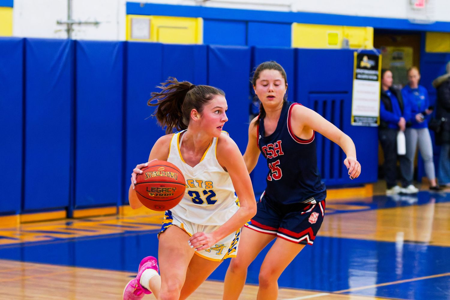 Women's HS Basketball action