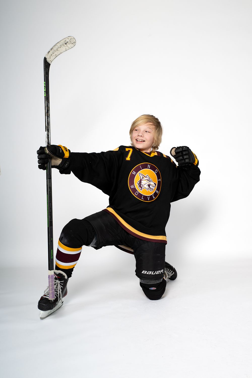 Minot Hockey Boosters Sports Media Day Photography - Emma Nicole Photography