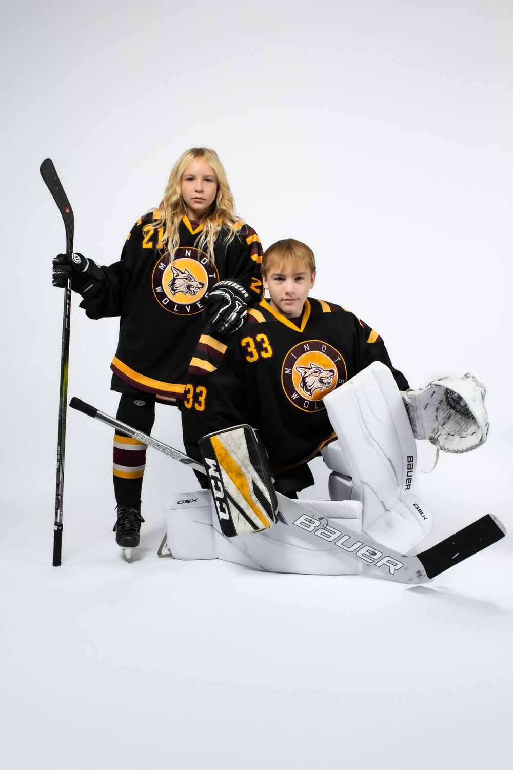 Minot Hockey Boosters Sports Media Day Photography - Emma Nicole Photography