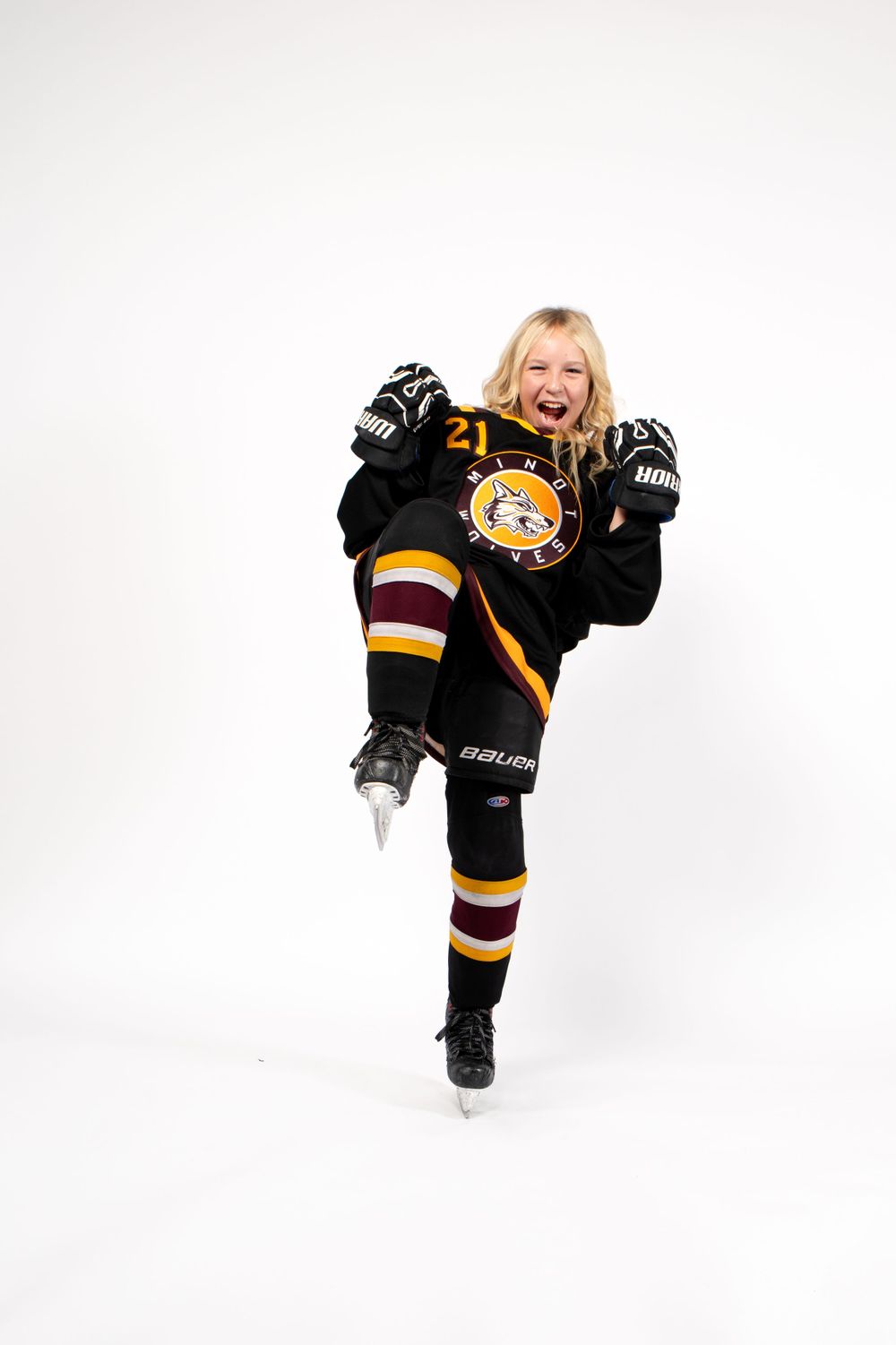 Minot Hockey Boosters Sports Media Day Photography - Emma Nicole Photography