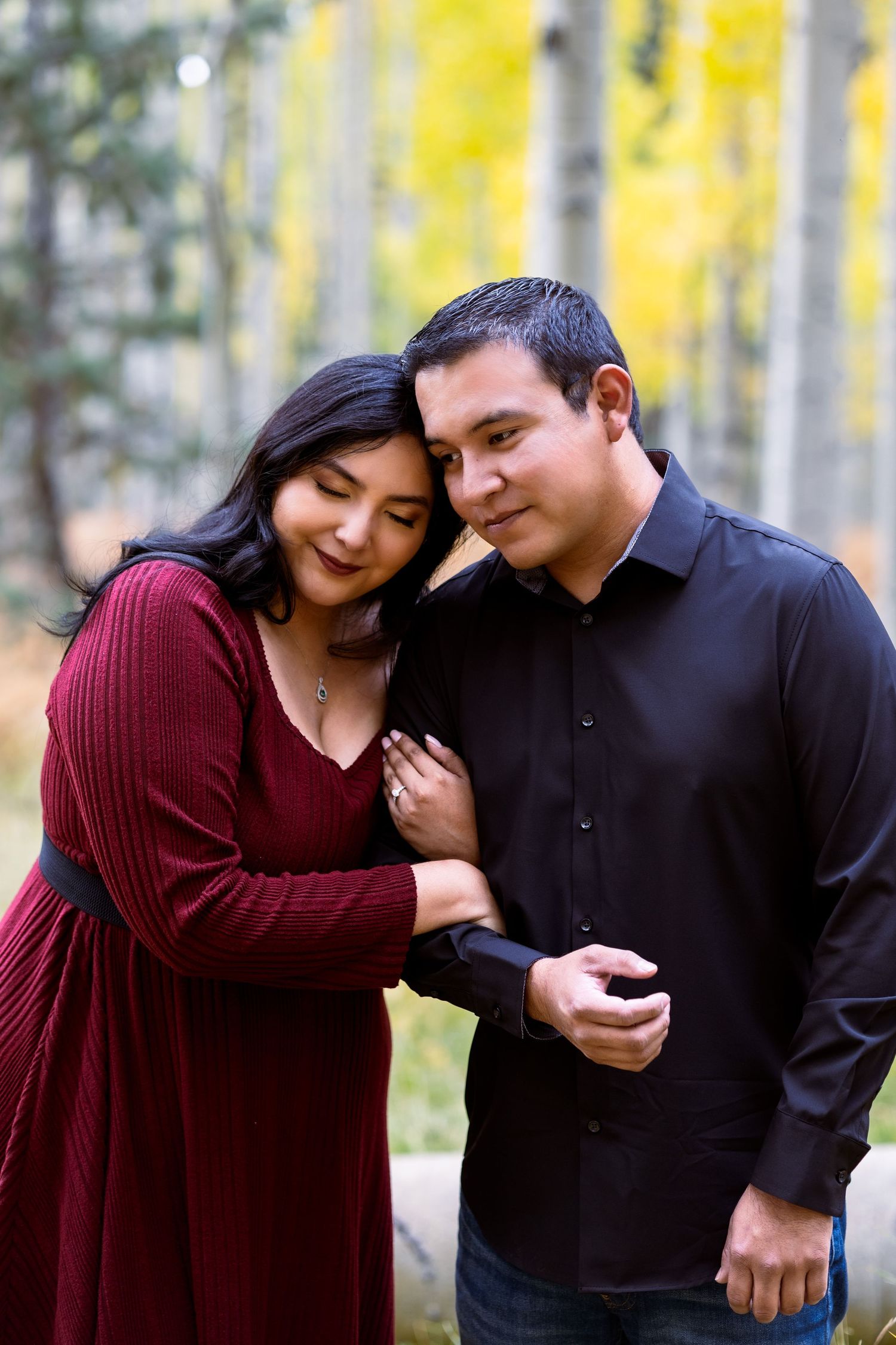 Engagment Session in the Aspen Tree: Flagstaff Photographer