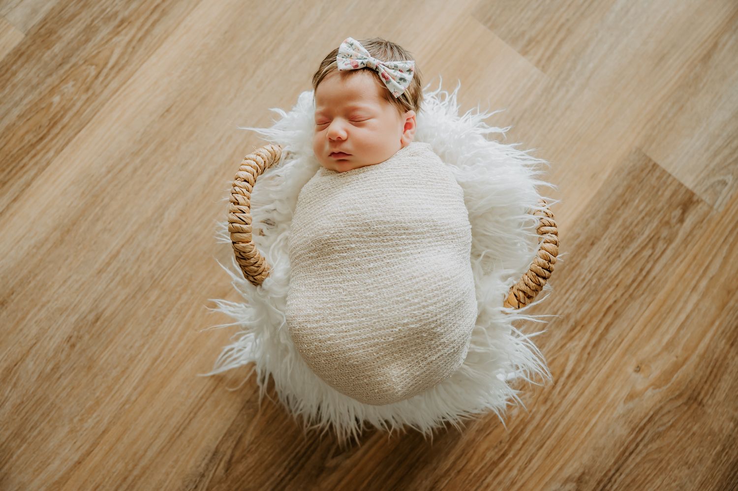 Newborn baby sleeps