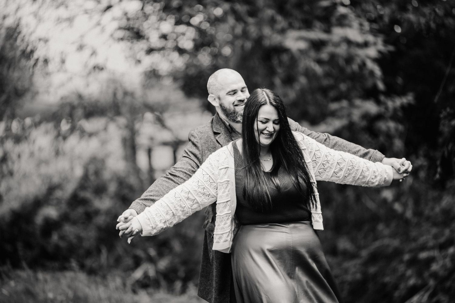 Outdoor wedding venue Somerset, engagement shoot near Sherborne Dorset. Candid, documentary engagement  shoot Dorset and Somerset