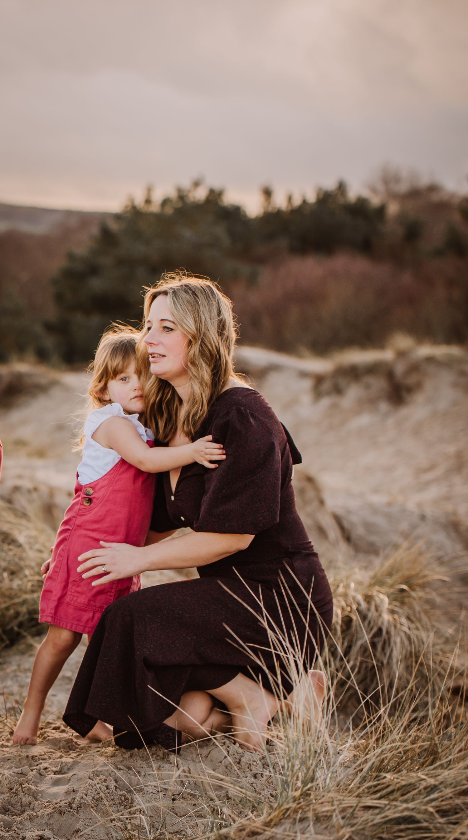 Family photoshoot on Studland beach Dorset near Swanage and Poole. Dorset Family photographer