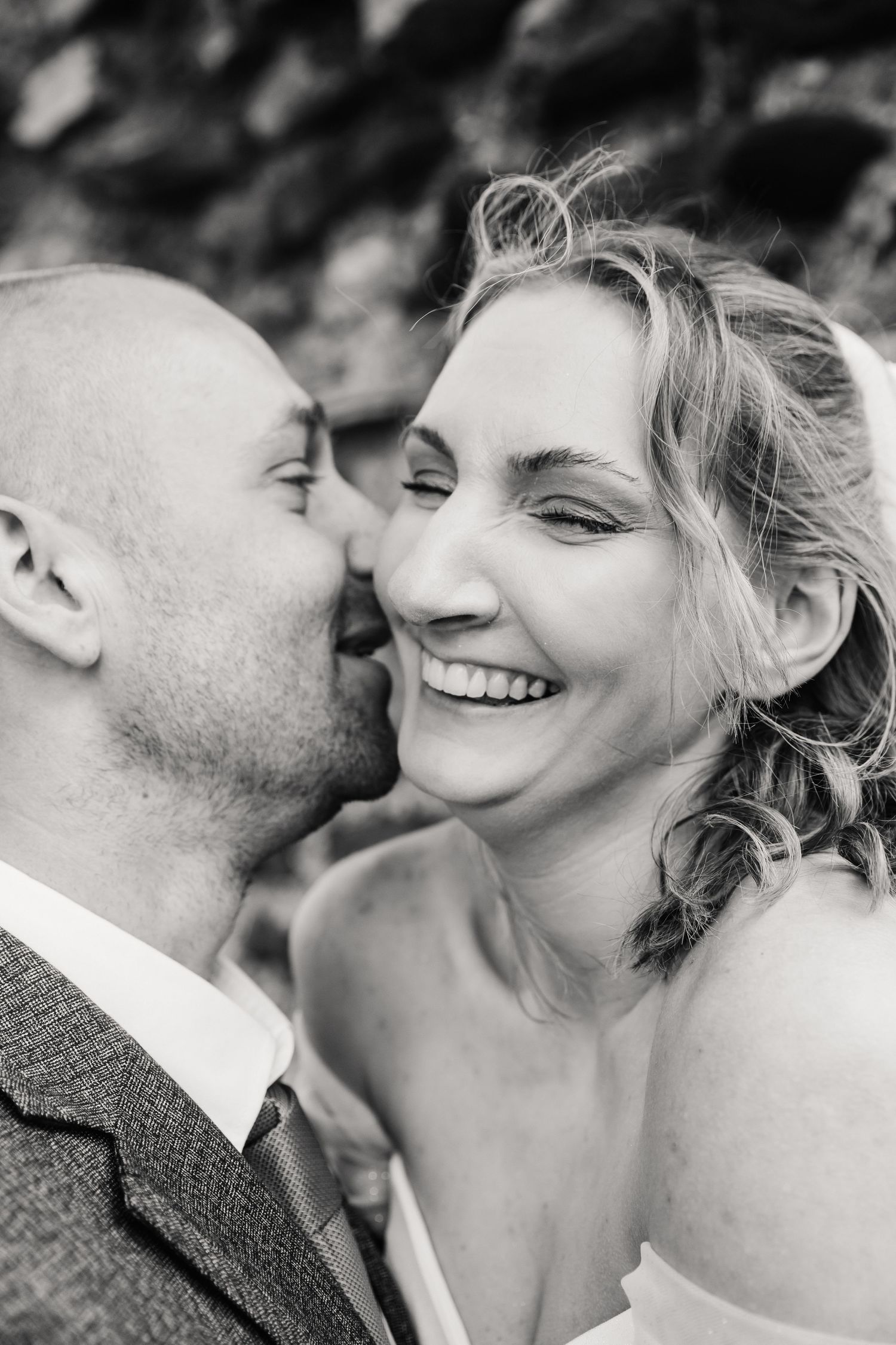 The Priory Church, Christchurch, Dorset wedding photography. Bride and Groom candid wedding photography. christchurch bridal