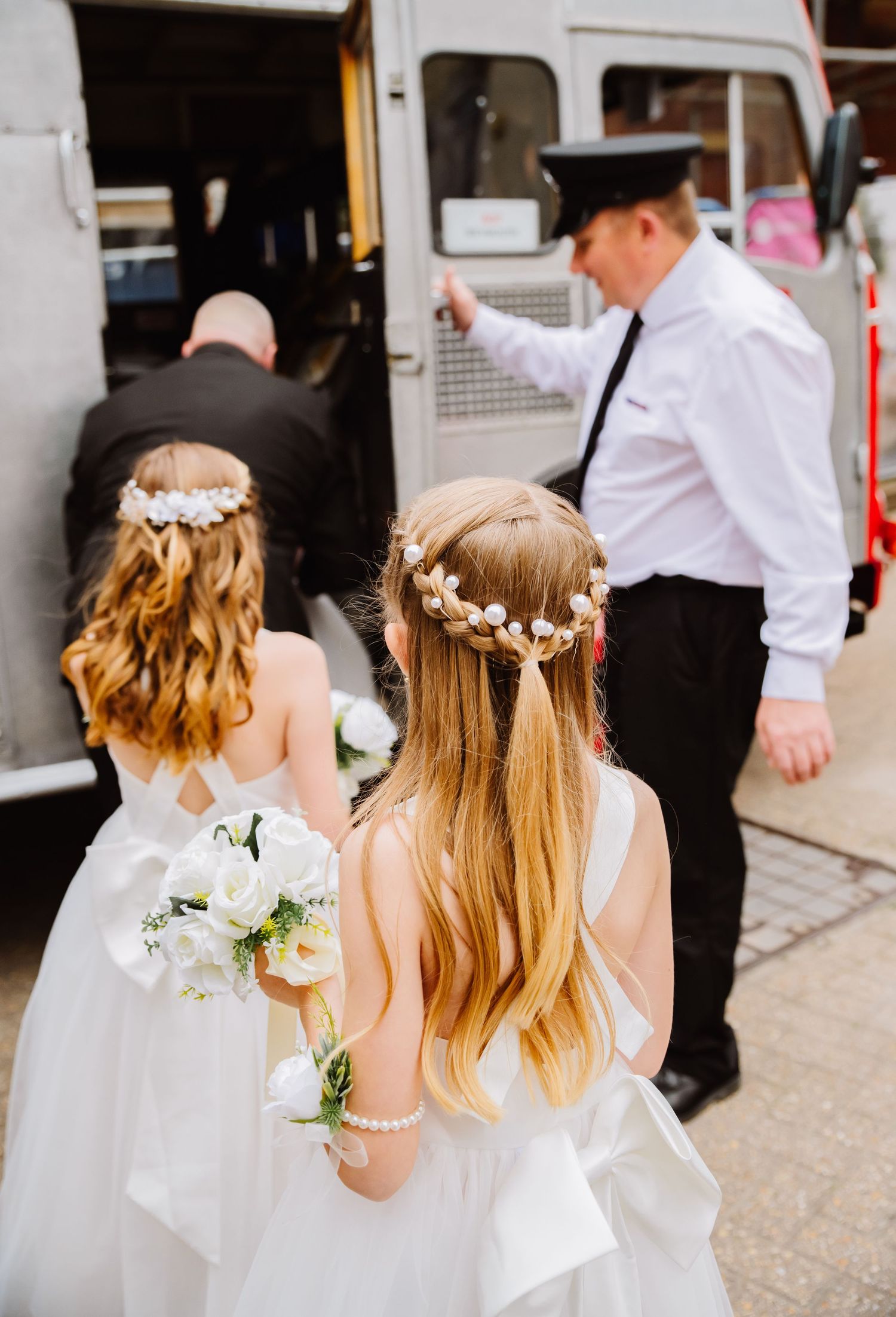 St Johns Church Wedding Weymouth, Dorset. Weymouth Wedding Photographer. Dorset wedding photographer.  candid photography. Fire engine hire