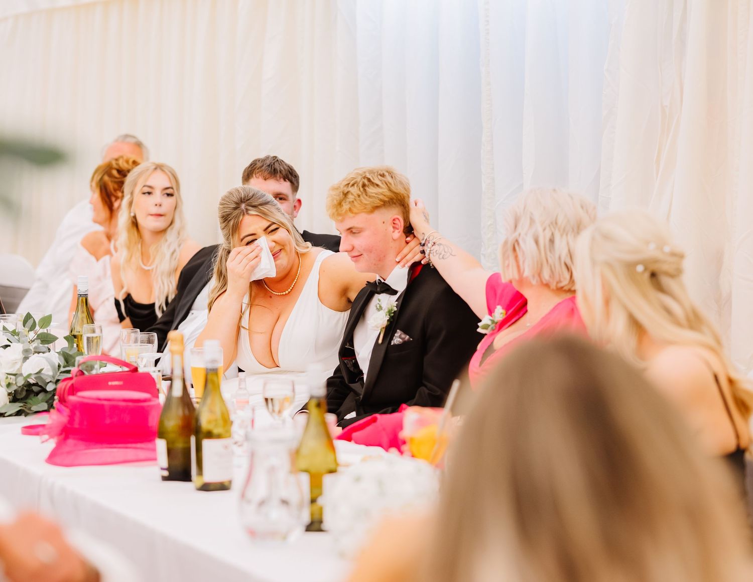 Weymouth Wedding photographer. Candid wedding photography Willowbed Hall, Chickerell, Dorset. St John Church Weymouth