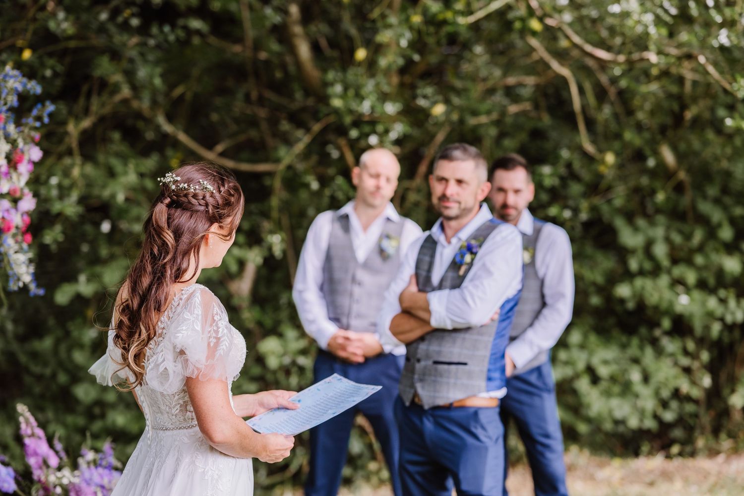 The Gaggle of Geese Tipi Wedding Dorchester Dorset. Outdoor wedding Dorchester, Dorset. Celebrant wedding Dorset