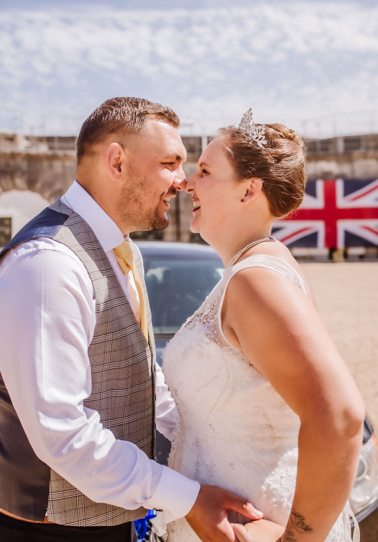 wedding at Nothe Fort.  Weymouth Documentary candid  Wedding Photographer, Dorset Somerset, Devon