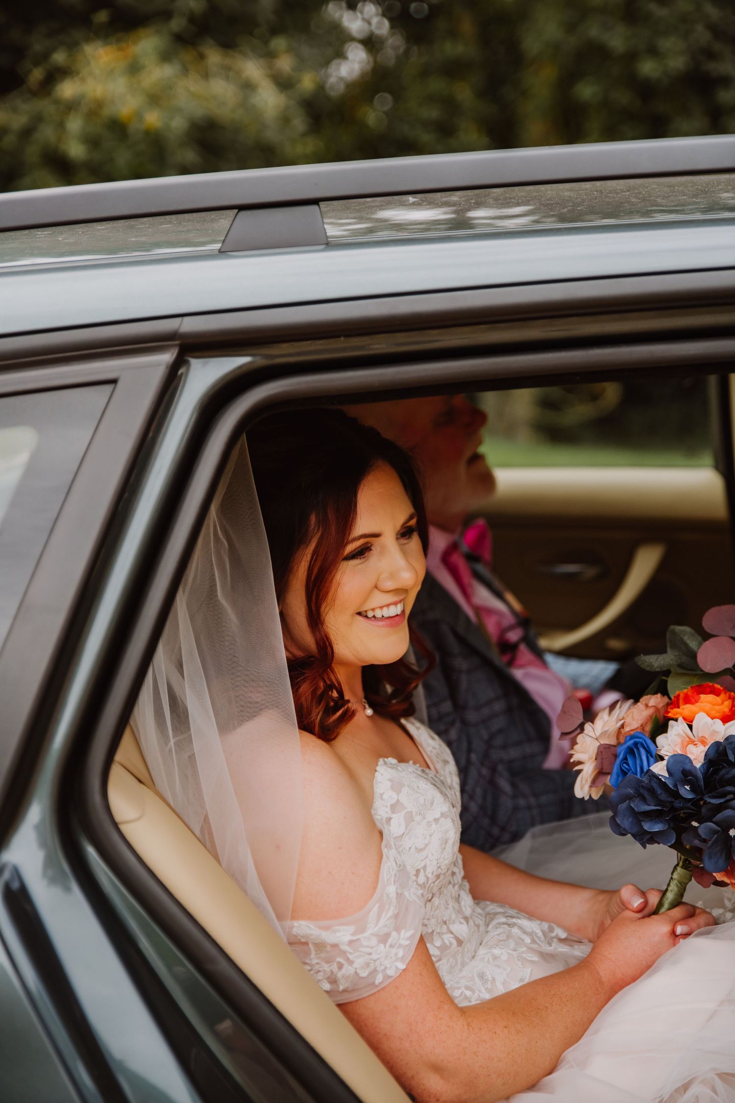 Bride arriving at wedding venue The Grey Hotel, Cholderton, Salisbury  Documentary candid  Wedding Photography, Dorset, Somerset, Hampshire,