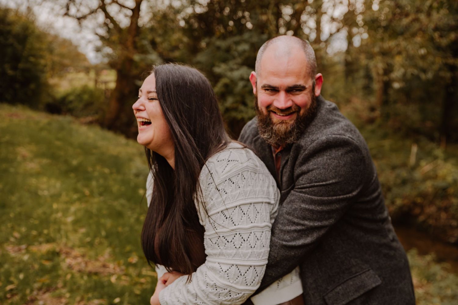 Outdoor wedding venue Somerset, engagement shoot near Sherborne Dorset. Candid, documentary engagement  shoot Dorset and Somerset
