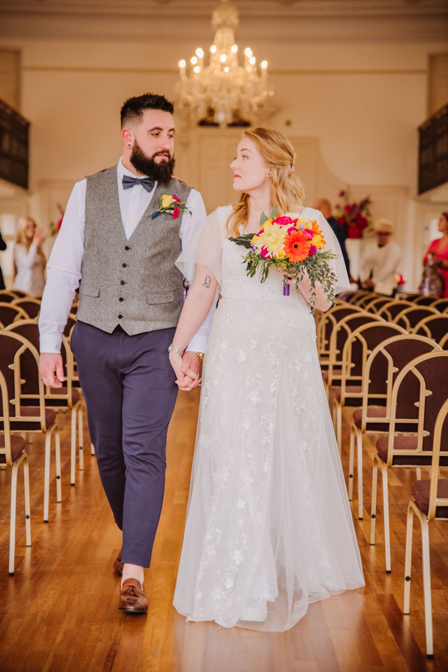 Poole Guildhall Documentary candid  Wedding Photographer, Dorset Somerset, Devon. BCP registration services. Registry office