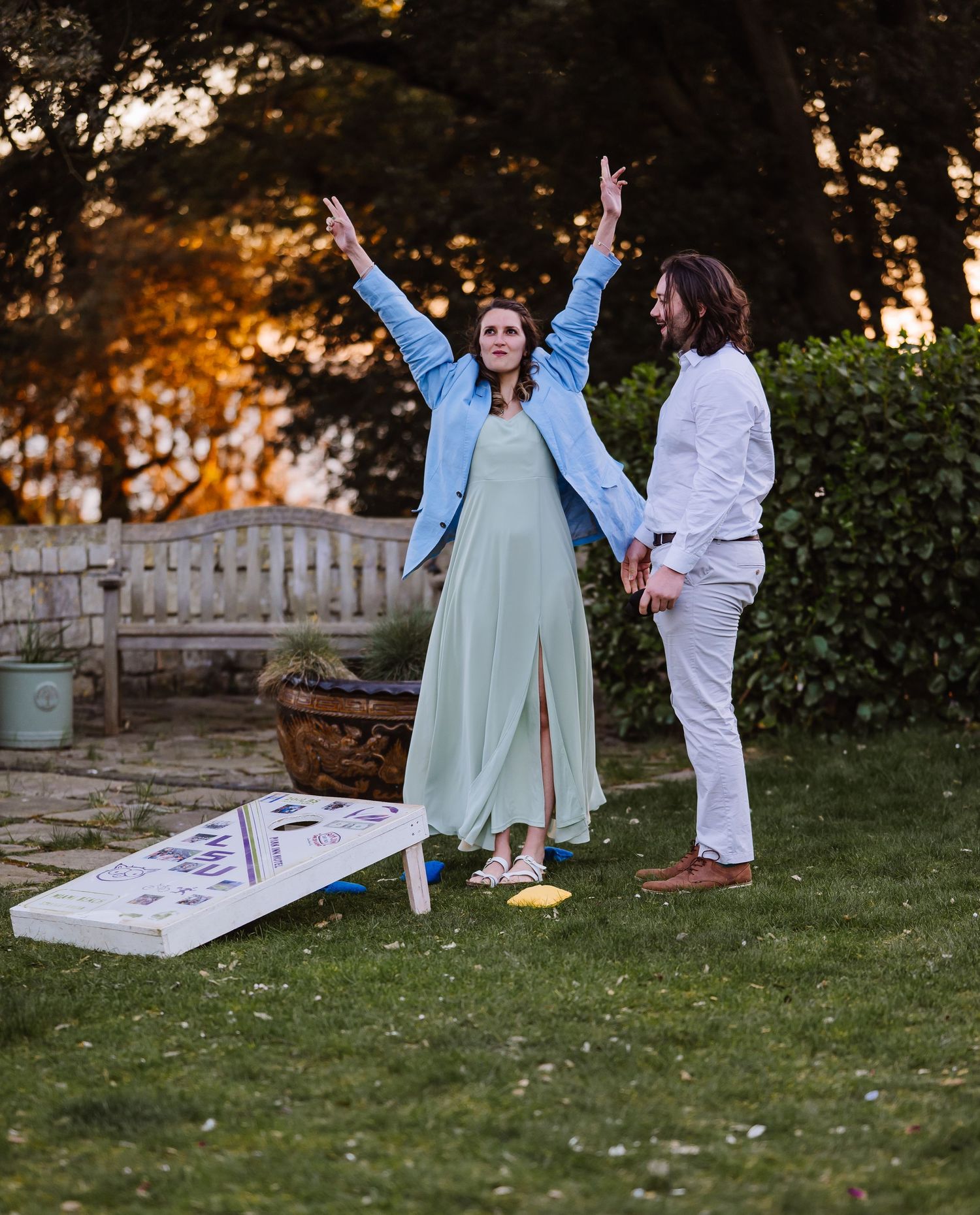 Candid wedding photography at The Alverbank, Gosport, Portsmouth, Hampshire. Garden Games Portsmouth. Hampshire wedding venue. Sea view