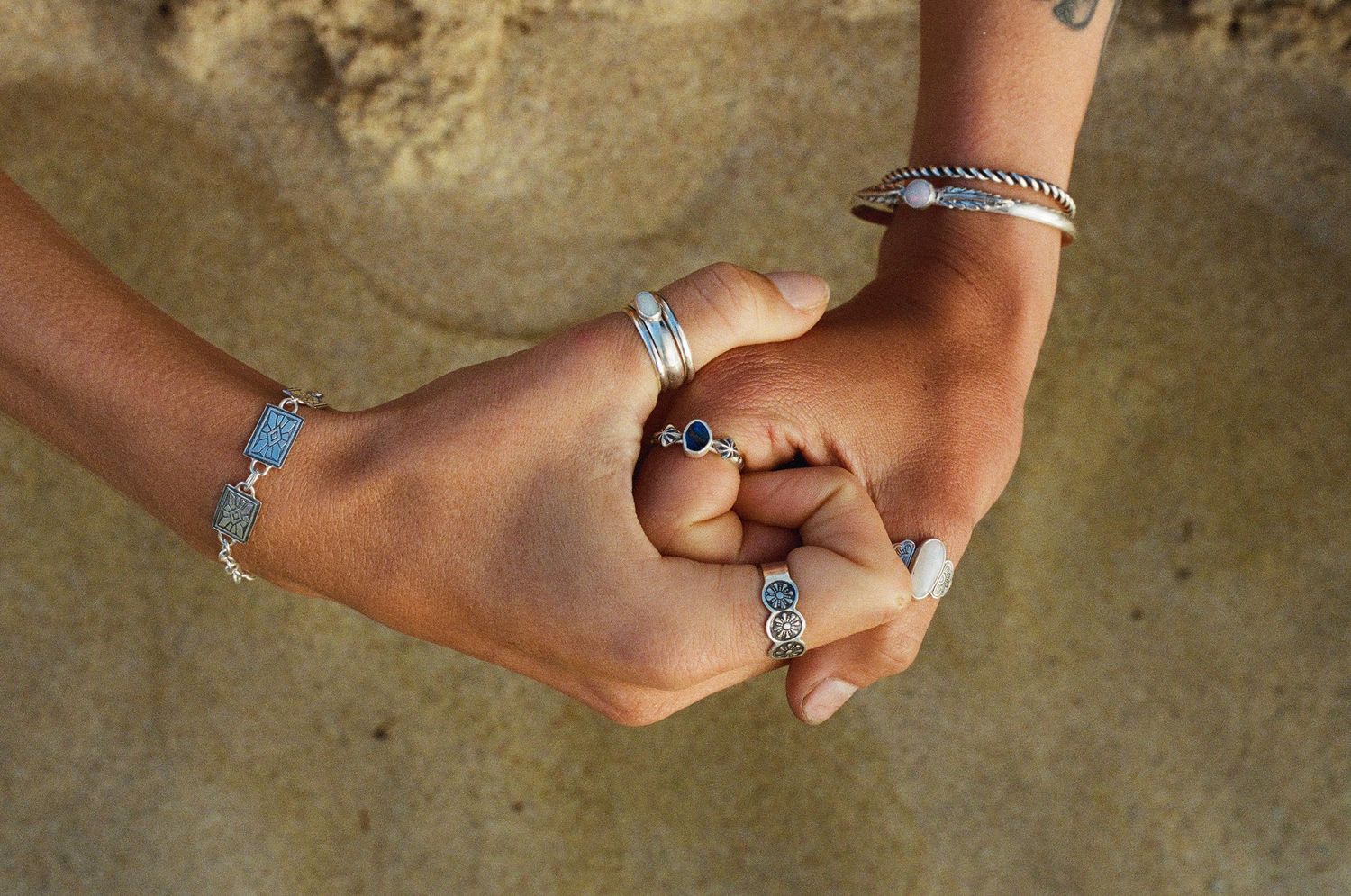 Branding photoshoot for Feral Cloud, ethically made jewelry in margaret river