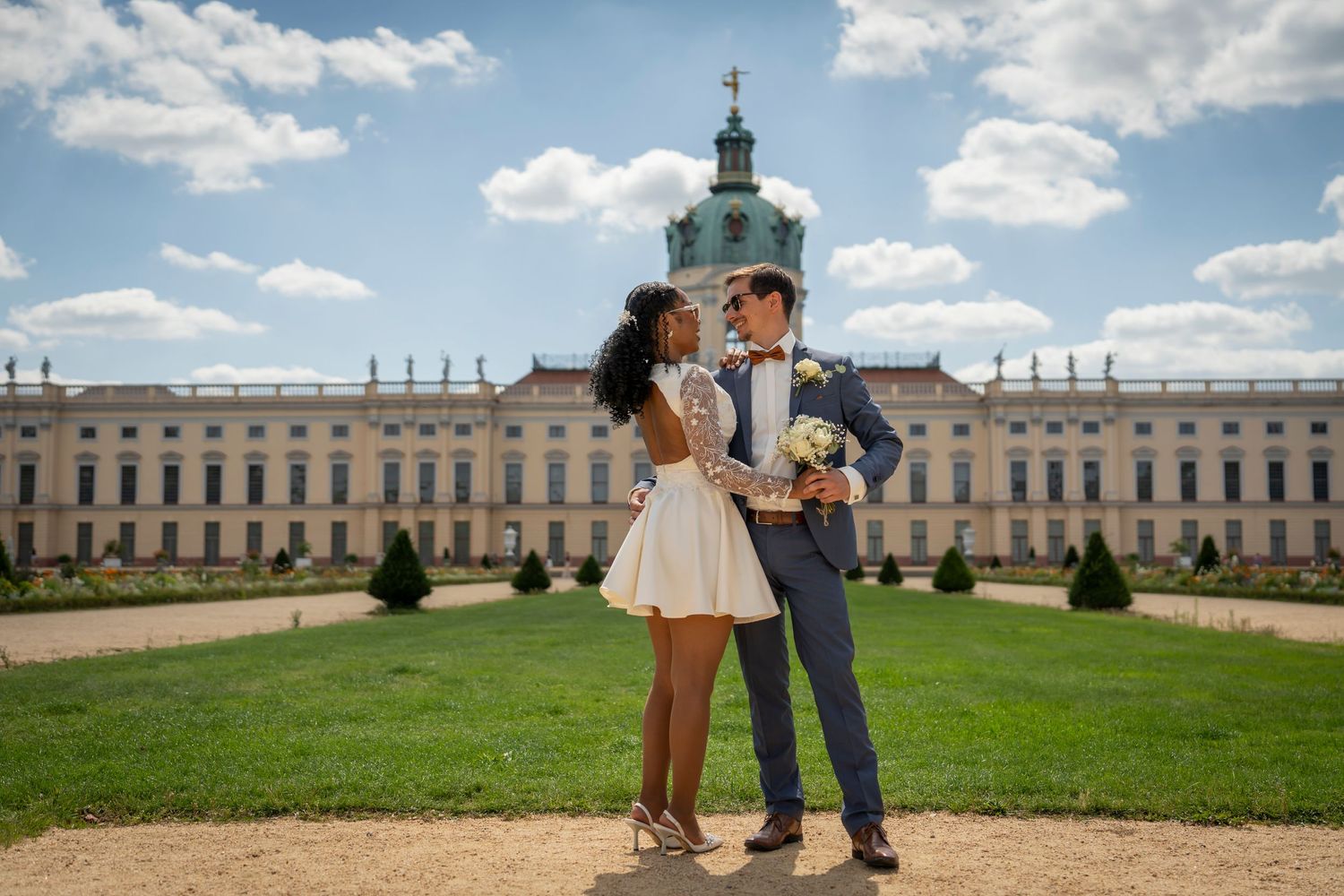 Hochzeitsfotos am Schloss Charlottenburg Berlin