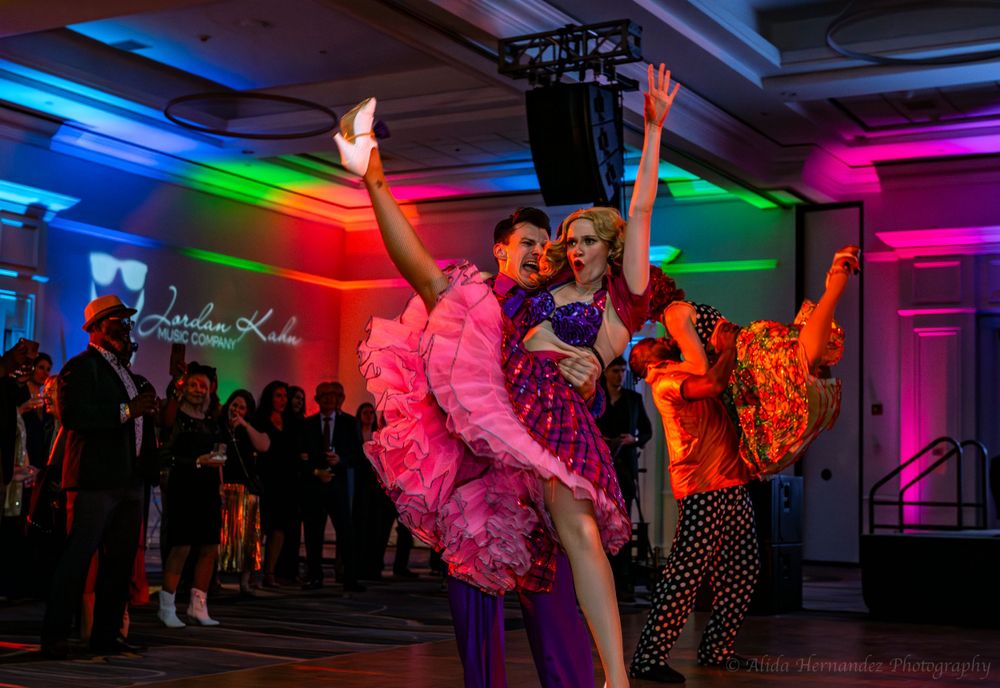 professional dancers' photography at Reliaquest Bowl gala 2024