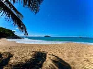 anse Tillet beach in guadeloupe island