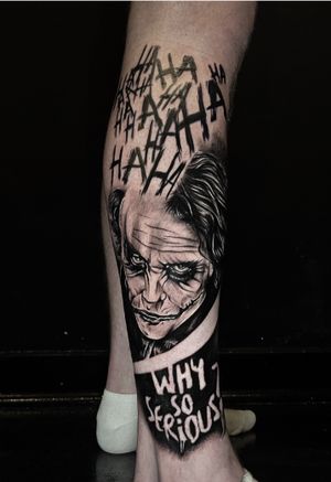 Joker, black and grey.