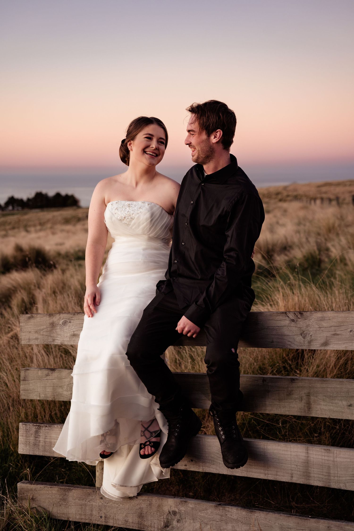christchurch wedding photographer through the lens