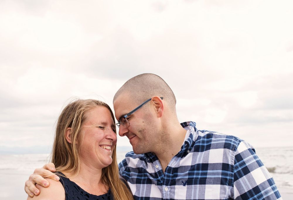 Couple on the Oregon Coast