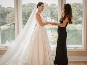 Joyful candid moment at a North Jersey wedding, photographed in Sussex County by a professional wedding photographer.