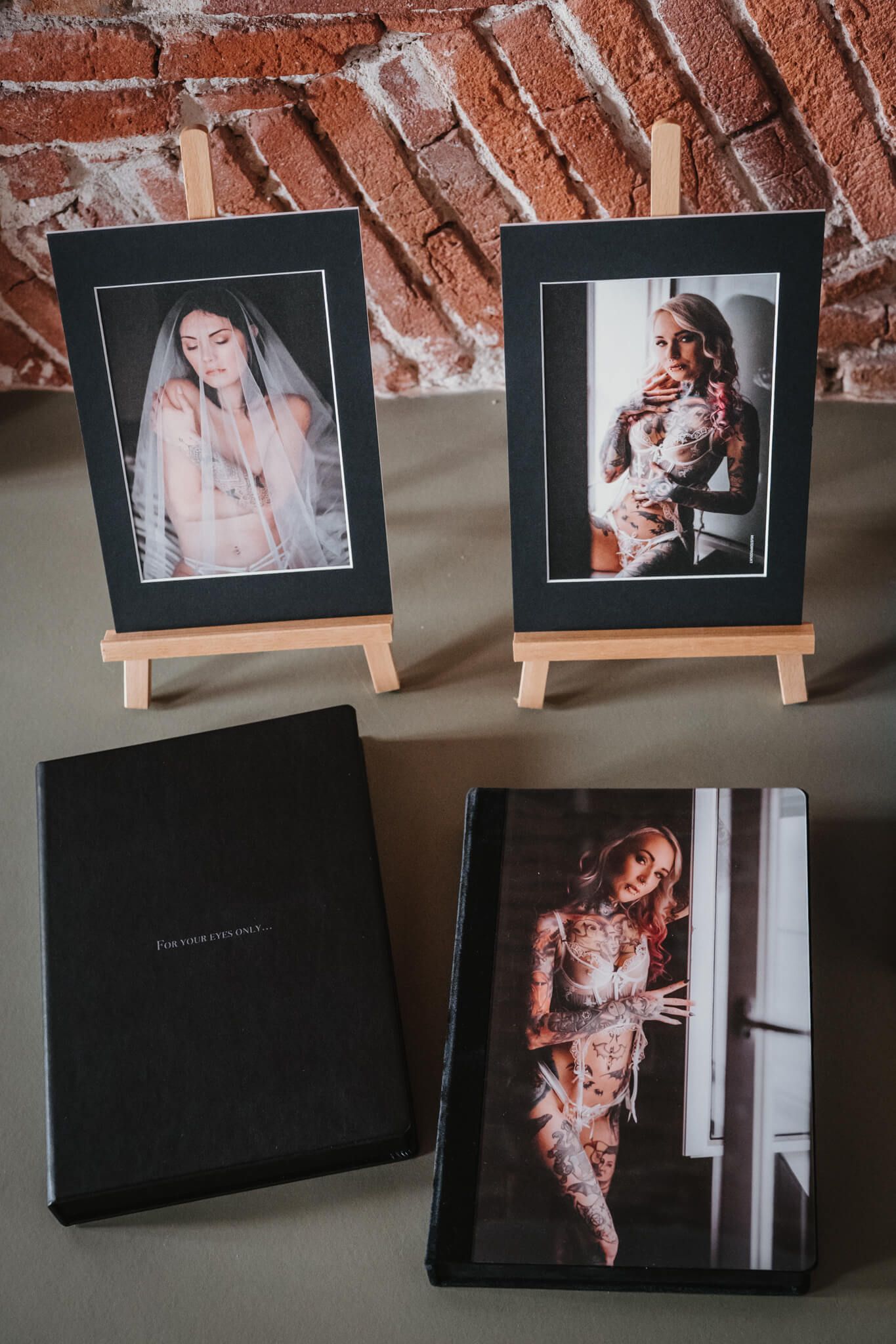 foliobox boudoir fotoshooting passepartout kartonkern kunstdruck fineart drucke hochwertige fotodrucke passepartout  box