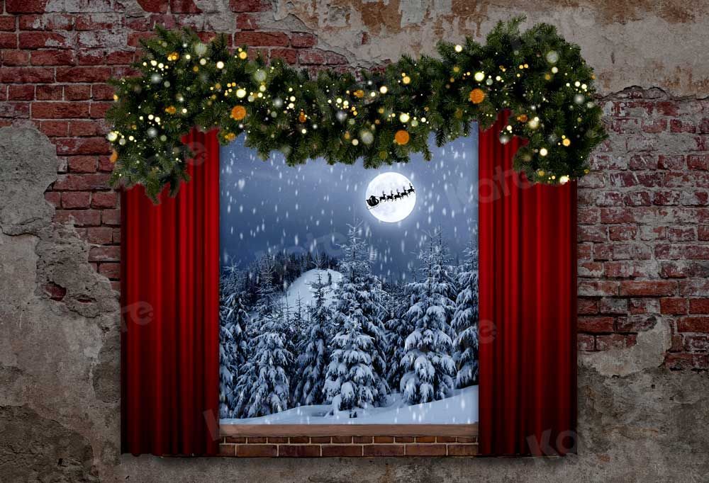 Liverpool Christmas Photoshoot Christmas eve window santa