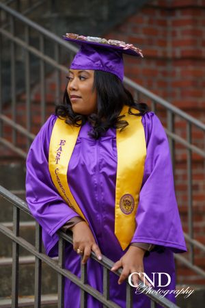 Cap and Gown Portraits in Greenville, NC
