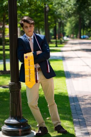 Cap and Gown Portraits in Greenville, NC