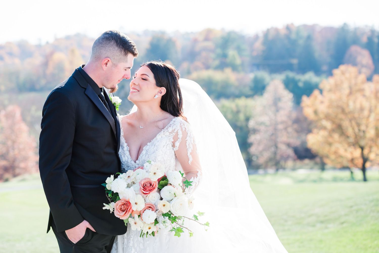 Lehigh Valley Wedding Photographer at The View at Morgan Hill Fall Wedding