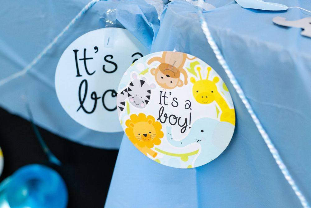 it's a boy, baby shower, blue, event