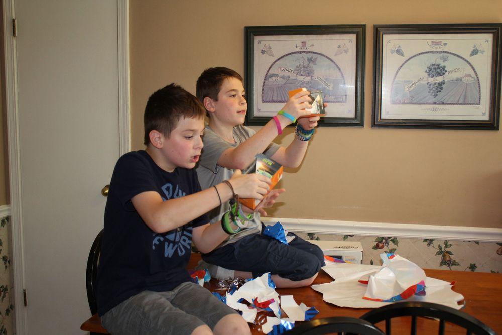 Birthday, gifts, boys, celebration